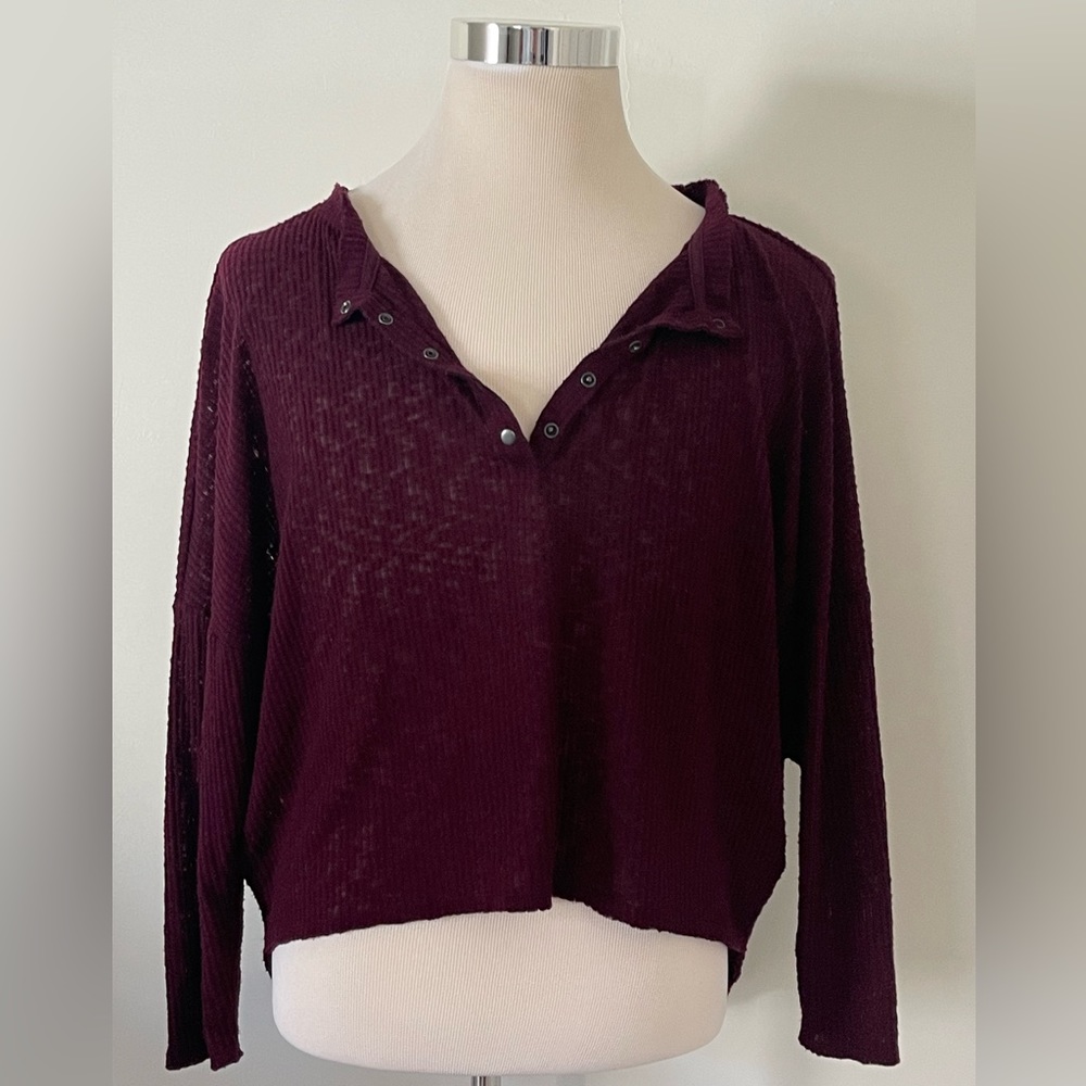 urban outfitters oversized henley top